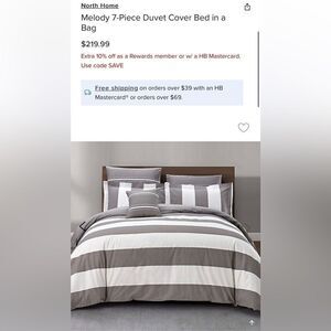 North Home

Melody 7-Piece Duvet Cover Bed in a Bag